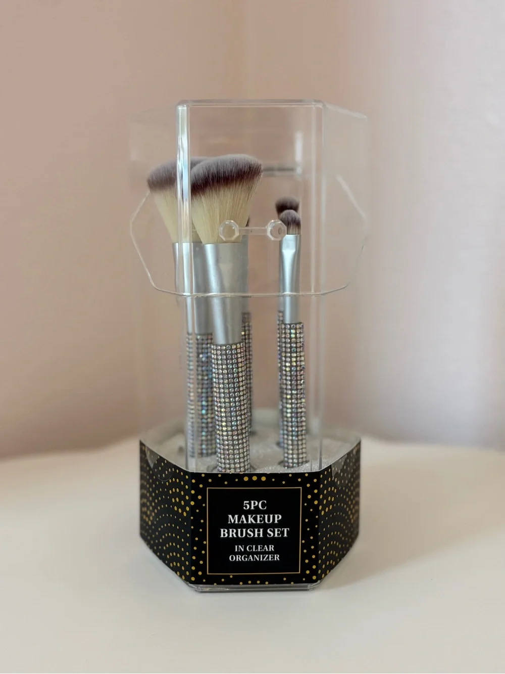 Rhinestone 5PC Makeup Brush Set